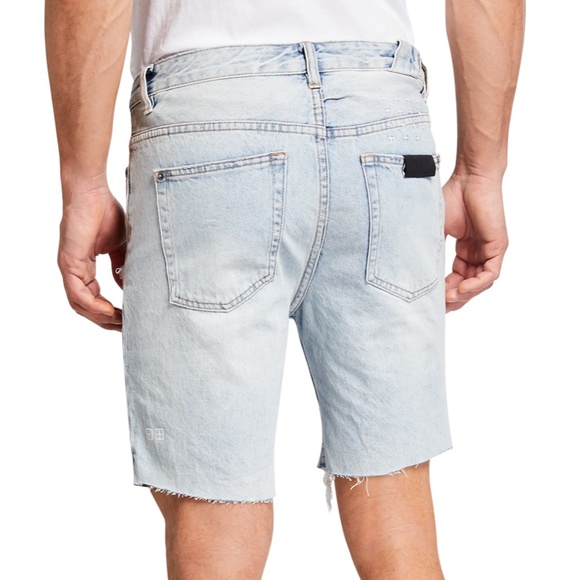 Ksubi Men's Chopper Karma Trashed Denim Shorts Sz34 - Picture 2 of 9